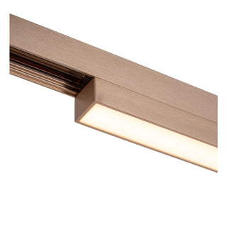 LINIAL GLYXX Spot sur rail - 1 phase Système de rail / Éclairage sur rail connecté - Smart - 48V Track - 1xLED - Champagne
