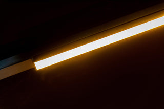 LINIAL GLYXX Spot sur rail - 1 phase Système de rail / Éclairage sur rail connecté - Smart - 48V Track - 1xLED - Chrome noir mat