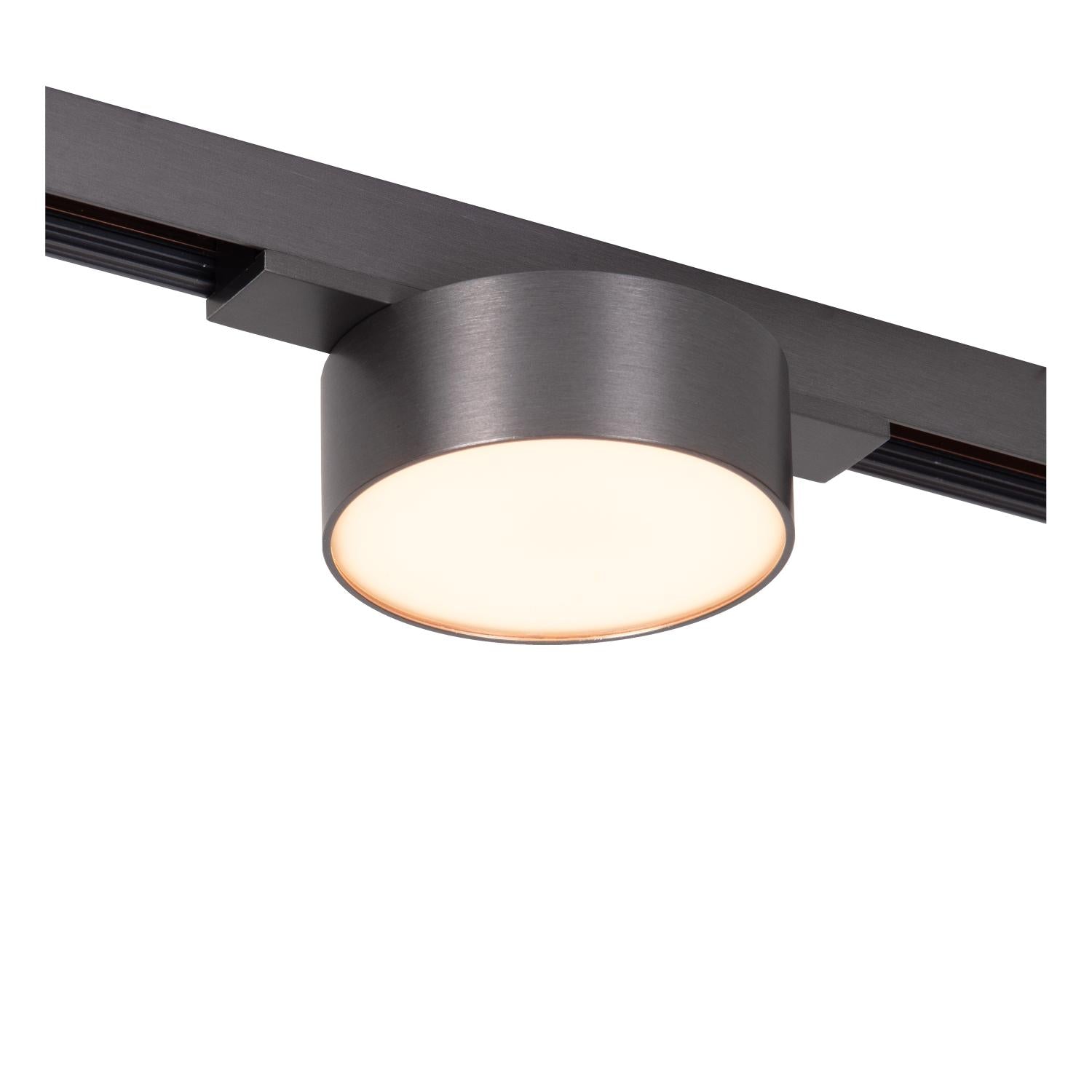 LINIAL FIXT Railspot - 1-fase Railsysteem / Smart Railverlichting - Smart - 48V Track - 1xLED - Mat Zwart Chroom