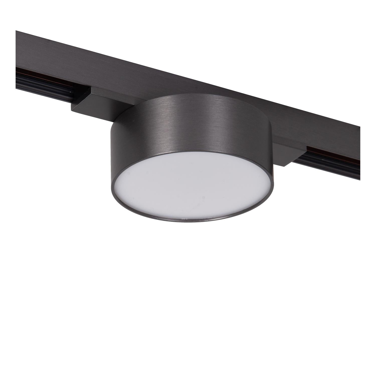 LINIAL FIXT Railspot - 1-fase Railsysteem / Smart Railverlichting - Smart - 48V Track - 1xLED - Mat Zwart Chroom