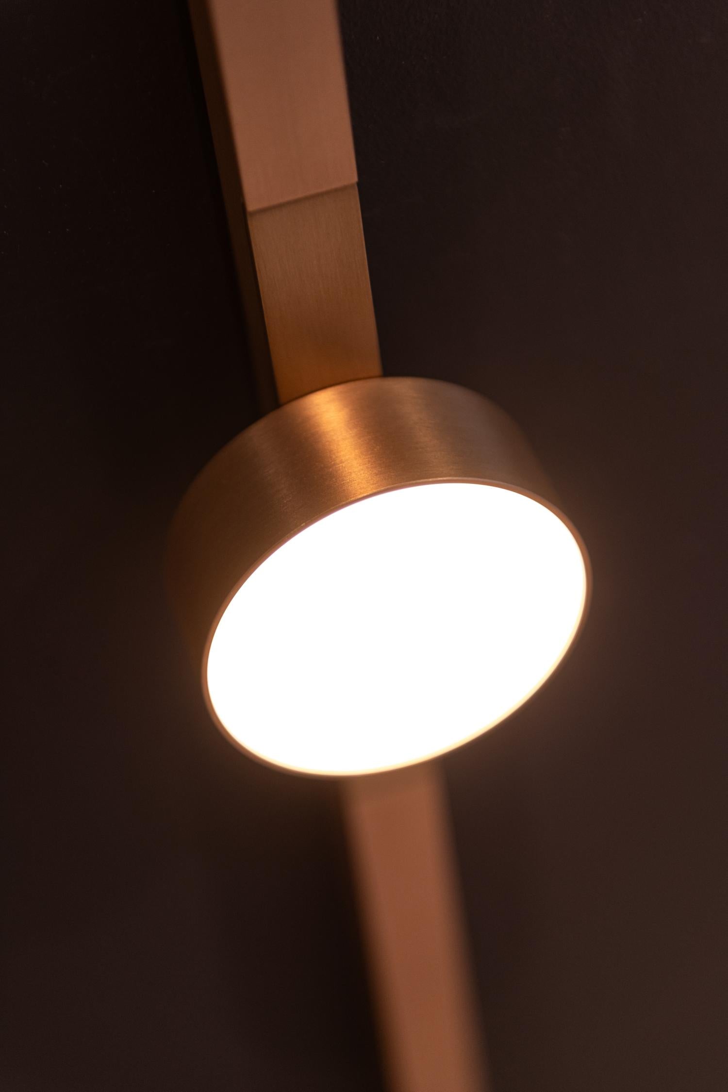 LINIAL FIXXT Railspot - 1-fase Railsysteem / Smart Railverlichting - Smart - 48V Track - 1xLED - Champagne