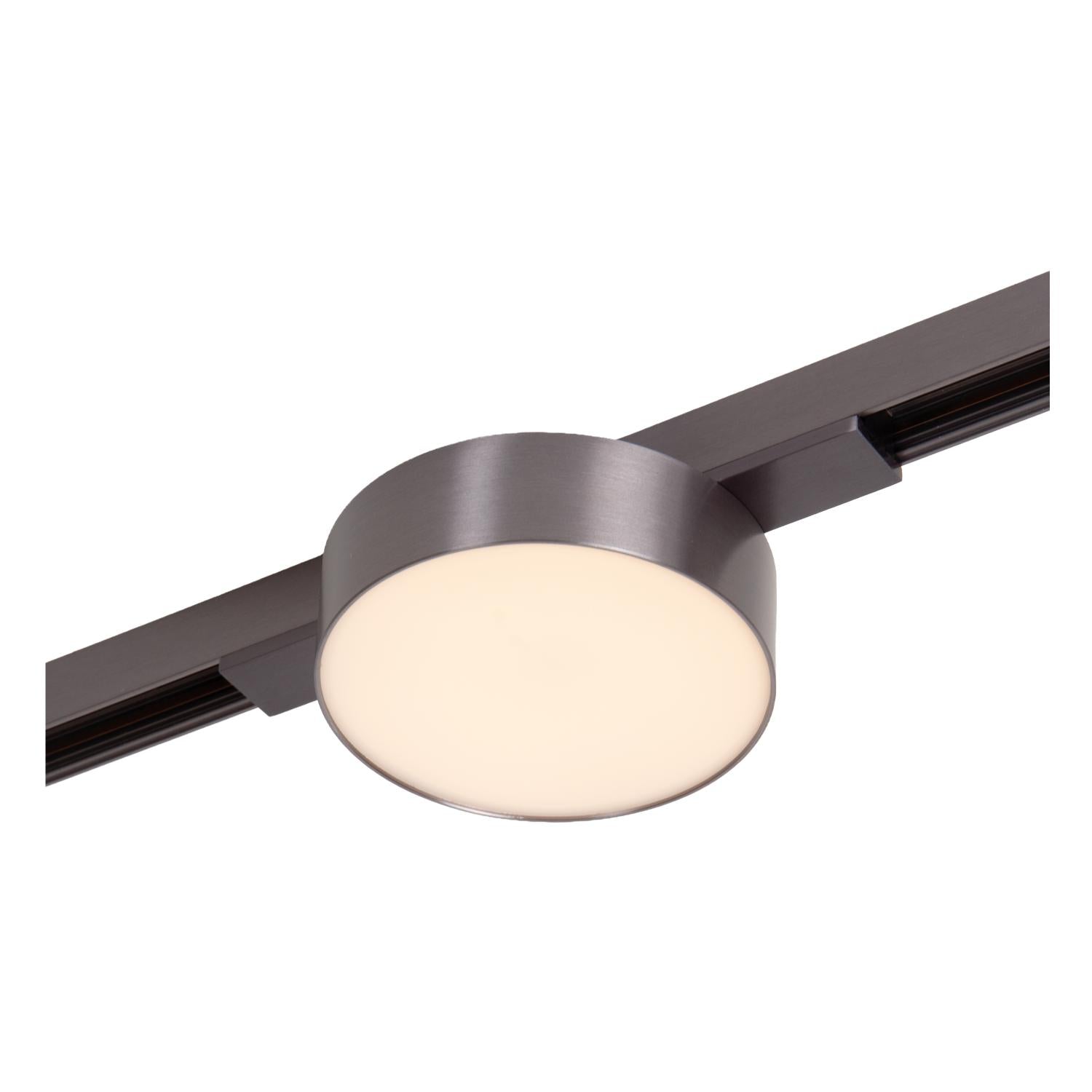 LINIAL FIXXT Track spotlight - 1-phase Track system / Smart track lighting - Smart - 48V Track - 1xLED - Matt black chrome