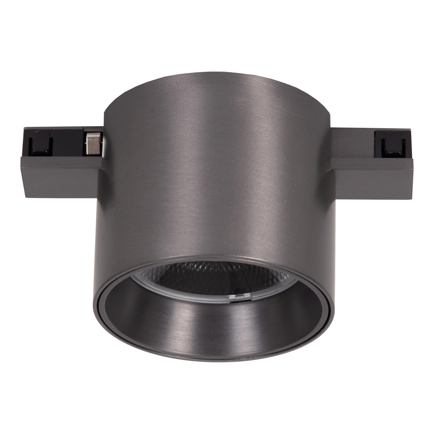 LINIAL LUX Track spotlight - 1-phase Track system / Smart track lighting - Smart - 48V Track - 1xLED - Matt black chrome