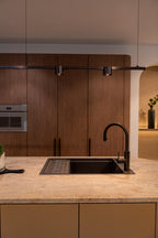 LINIAL LUX Track spotlight - 1-phase Track system / Smart track lighting - Smart - 48V Track - 1xLED - Matt black chrome