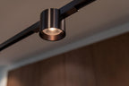 LINIAL LUX Track spotlight - 1-phase Track system / Smart track lighting - Smart - 48V Track - 1xLED - Matt black chrome