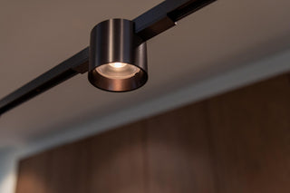 LINIAL LUX Track spotlight - 1-phase Track system / Smart track lighting - Smart - 48V Track - 1xLED - Matt black chrome