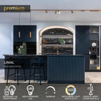 LINIAL LUXUS Hanglamp - 1-fase Railsysteem / Smart Railverlichting - Smart - 48V Track - 1xLED - Champagne