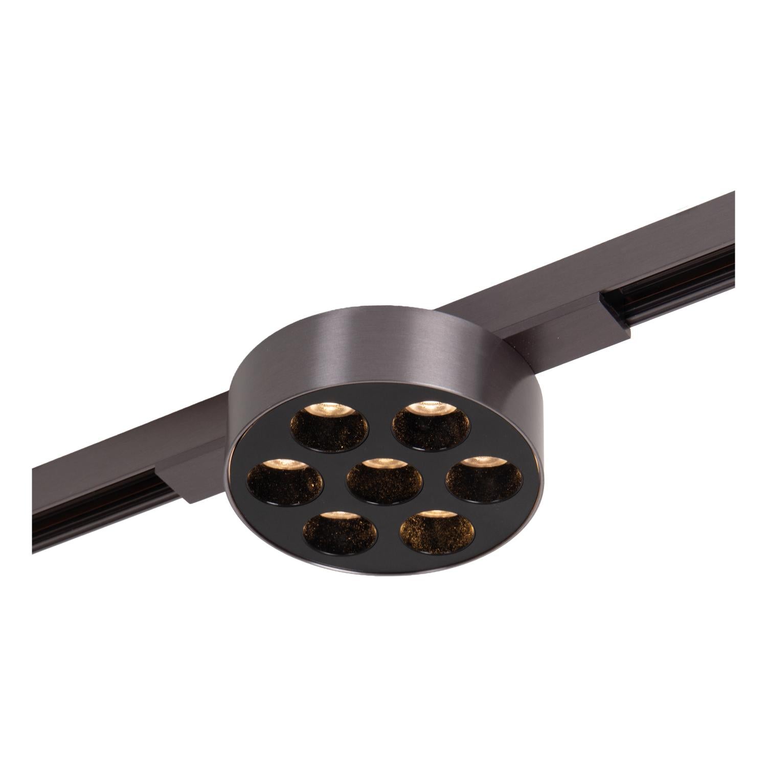 LINIAL XAVI Railspot - 1-fase Railsysteem / Smart Railverlichting - Smart - 48V Track - LED - Mat Zwart Chroom