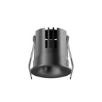 SNAX - Spot encastrable - Ø 6 cm - LED Dimmable - CCT - 1x8W 2700K/4000K - Chrome noir mat