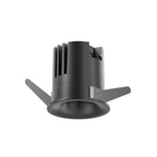 SNAX - Spot encastrable - Ø 6 cm - LED Dimmable - CCT - 1x8W 2700K/4000K - Chrome noir mat