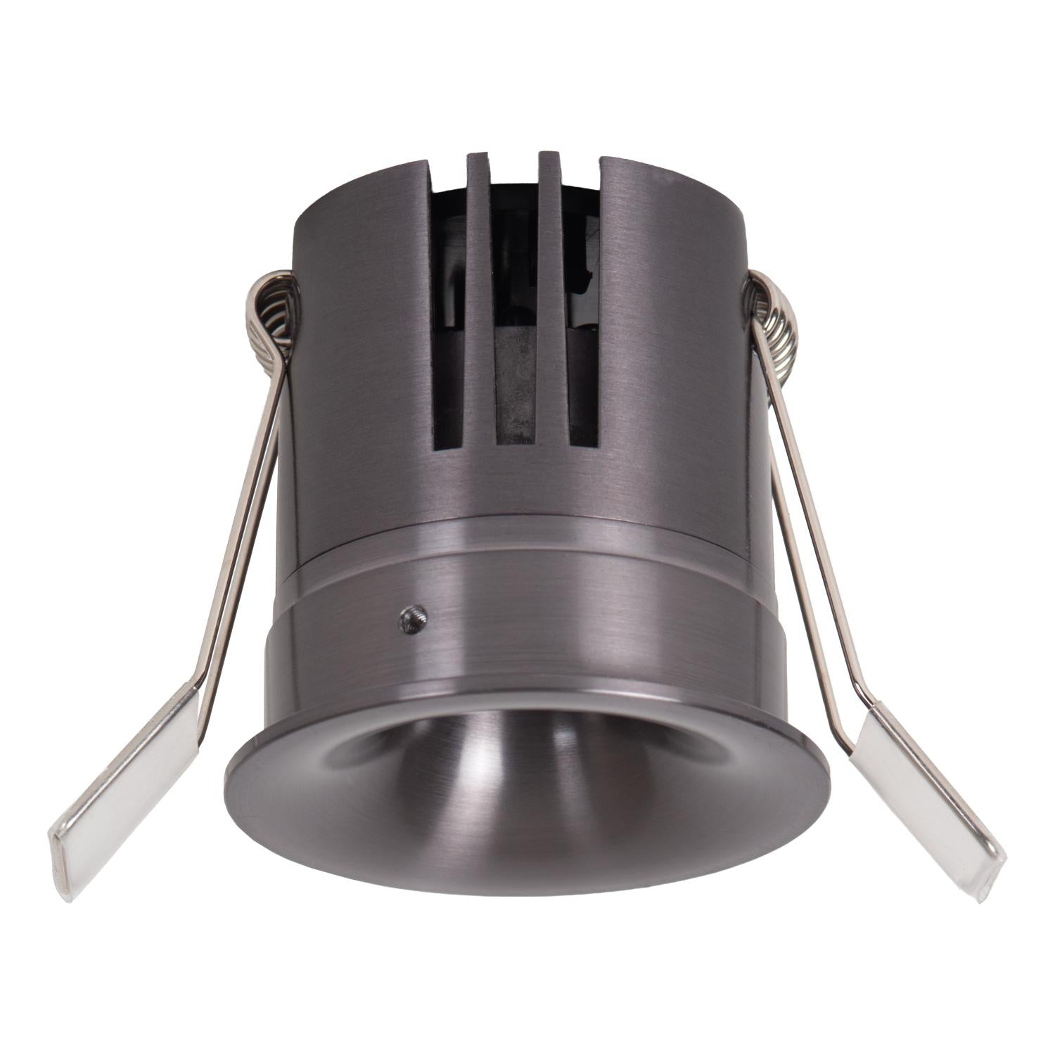 SNAX - Recessed spotlight - Ø 6 cm - LED Dimmable - CCT - 1x8W 2700K/4000K - Matt black chrome