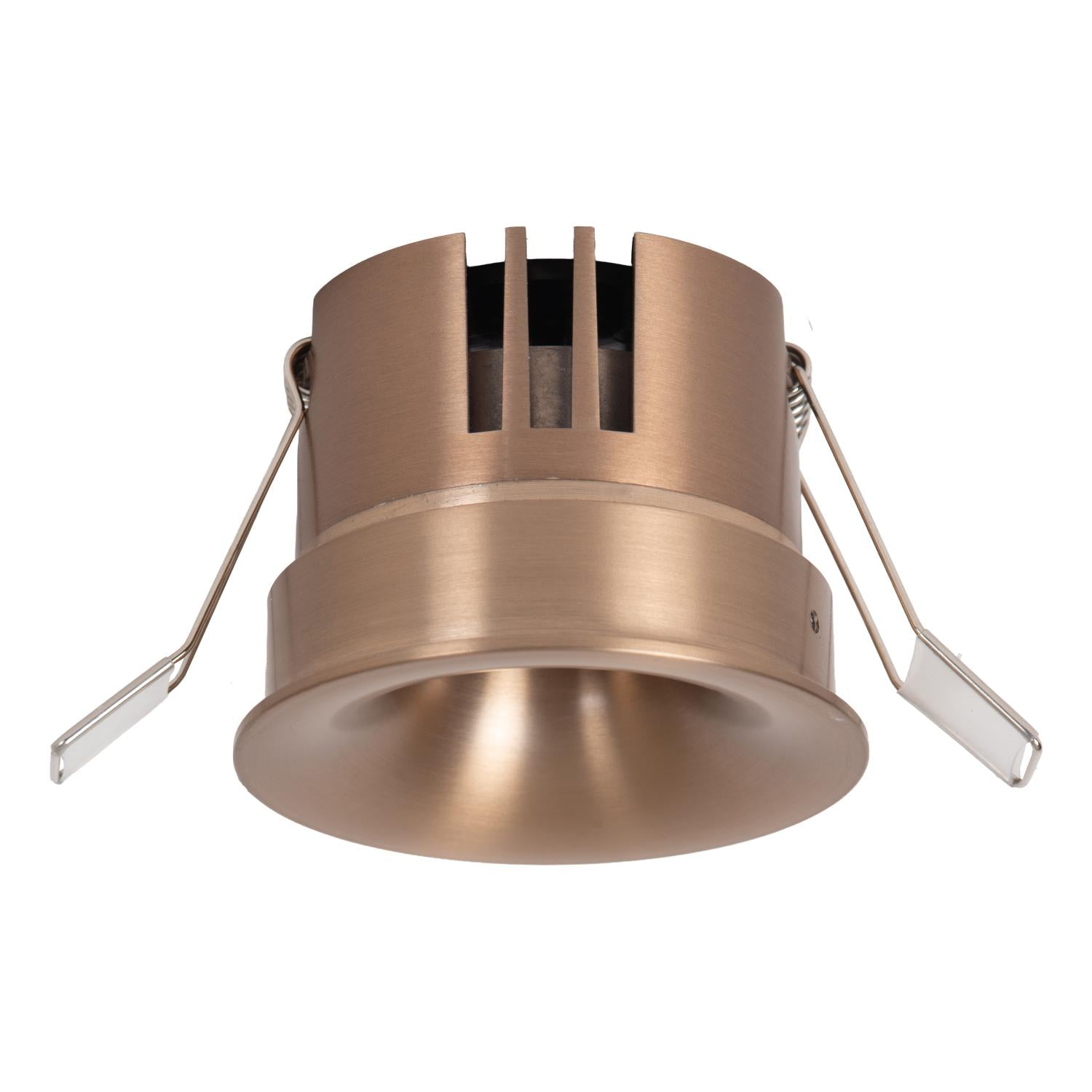 SNAXX - Recessed spotlight - Ø 8 cm - LED Dimmable - CCT - 1x12W 2700K/4000K - Champagne colour
