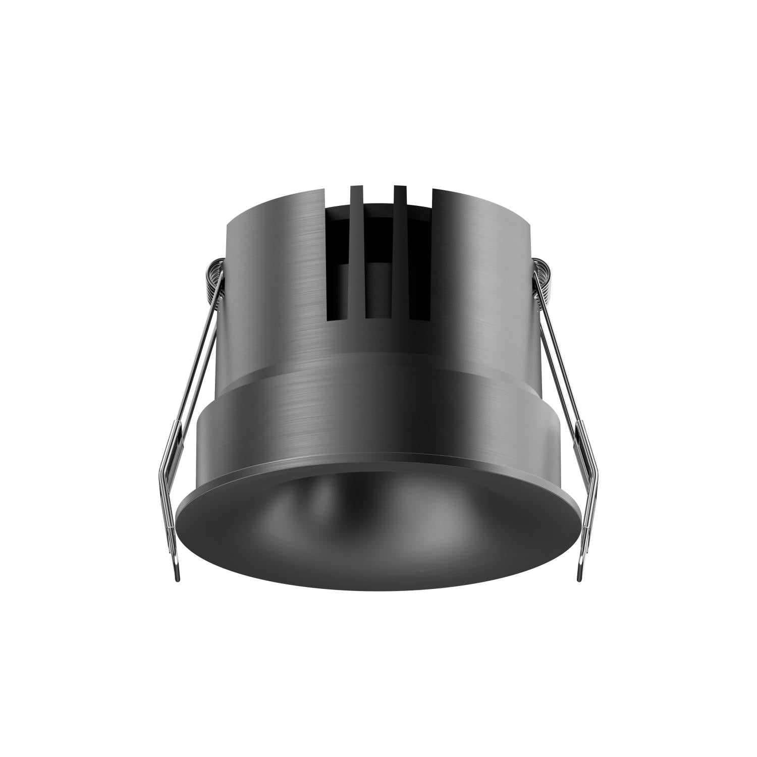 SNAXX - Recessed spotlight - Ø 8 cm - LED Dimmable - CCT - 1x12W 2700K/4000K - Matt black chrome