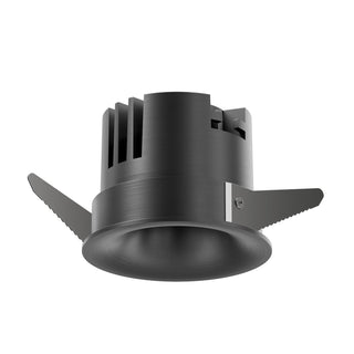 SNAXX - Recessed spotlight - Ø 8 cm - LED Dimmable - CCT - 1x12W 2700K/4000K - Matt black chrome