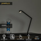 OGDEN - Desk lamp - LED 3 StepDim - 1x7W 3000K - Black