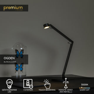 OGDEN - Desk lamp - LED 3 StepDim - 1x7W 3000K - Black