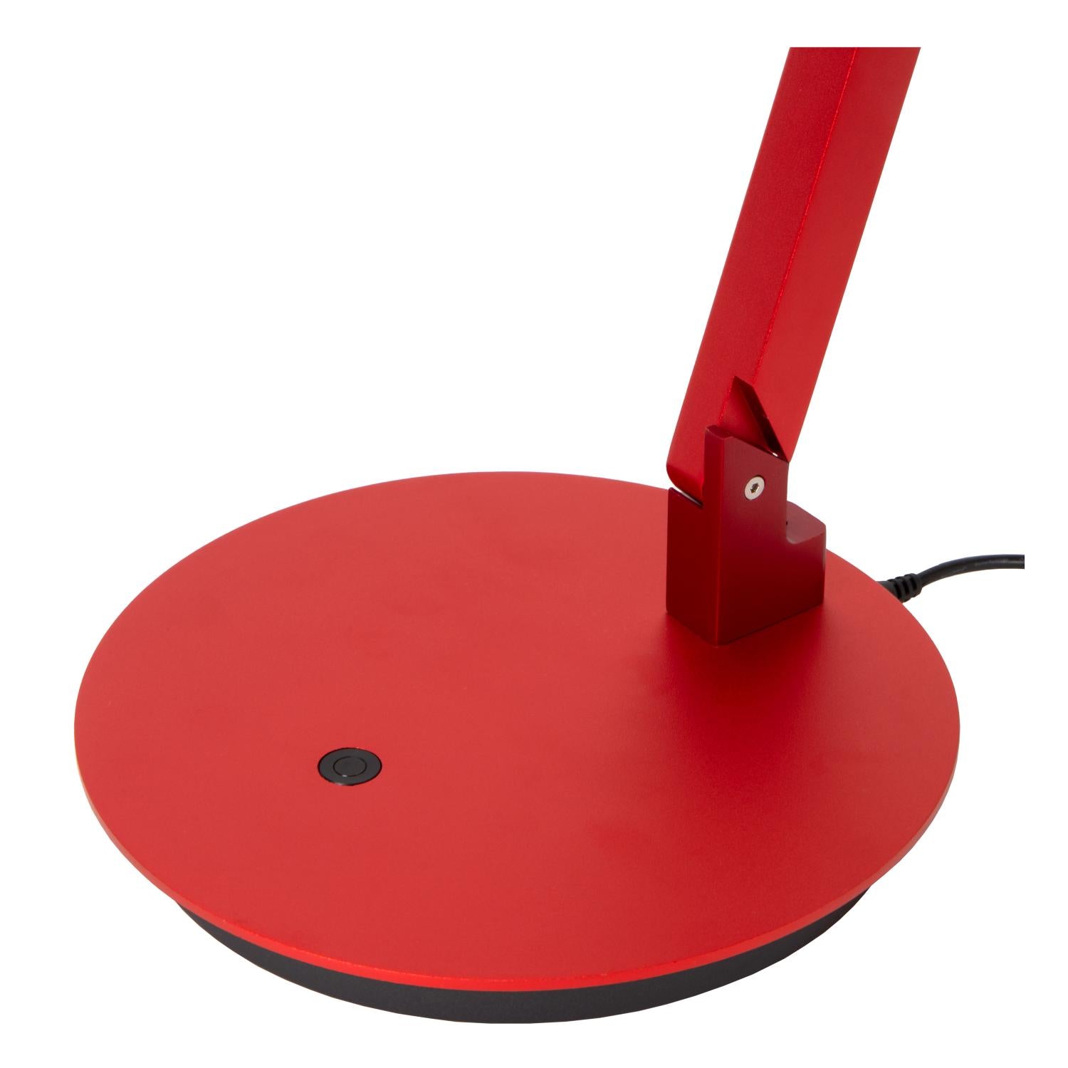 OGDEN - Bureaulamp - LED 3 StepDim - 1x7W 3000K - Rood