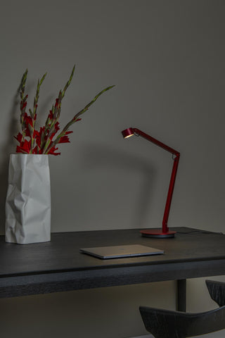 OGDEN - Bureaulamp - LED 3 StepDim - 1x7W 3000K - Rood
