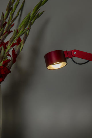 OGDEN - Bureaulamp - LED 3 StepDim - 1x7W 3000K - Rood