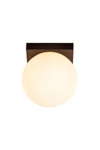 TASSA - Plafonnier Salle de bain - Ø 13,5 cm - LED Dim to warm - 1x12W 1800K/3000K - IP40 - Noir