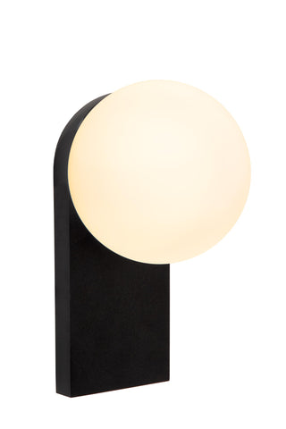 TASSA - Applique murale Salle de bain - LED Dim to warm - 1x10W 1800K/3000K - IP44 - Noir