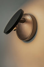 UFOR - Wandlamp - Ø 12 cm - LED Dim to warm - 1800K/3000K - Zwart