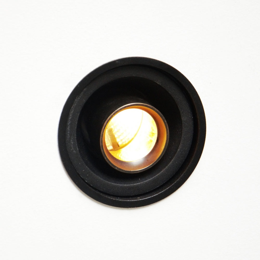 Inbouwspot Aureole Short Tube GU10, zwart