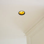 Inbouwspot Aureole Gold Reflector GU10, zwart
