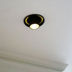 Spot encastré Aureole Long Tube Gold Reflector GU10, blanc