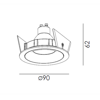 Clickfit Rim Smooth Luminaire encastré