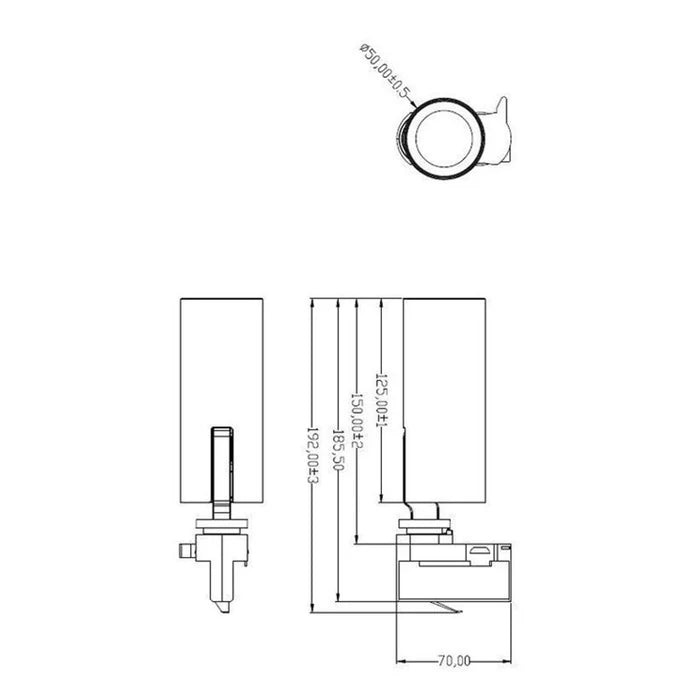 Tuup Spot de plafond semi-encastré