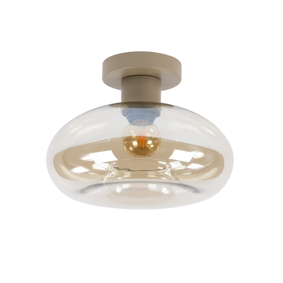 Ceiling lamp Soll beige - 1-light, diameter 27 cm