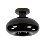 Plafondlamp Soll sienna bruin - 1-lichts, diameter 27 cm