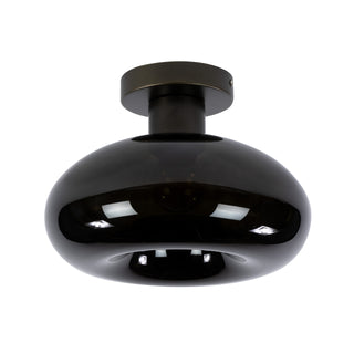 Plafondlamp Soll sienna bruin - 1-lichts, diameter 27 cm