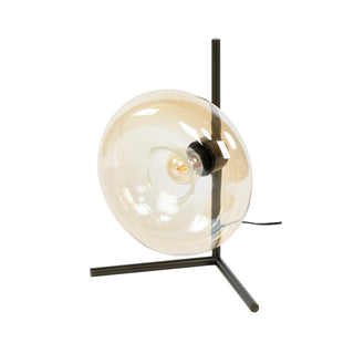 Table lamp Soll amber glass - 1-light, 40 cm high