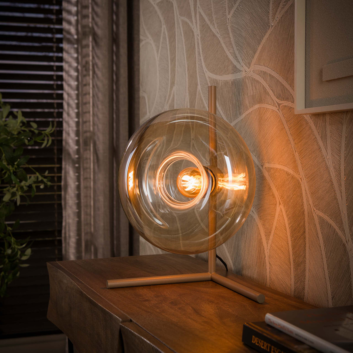 Table lamp Soll beige - 1-light, 40 cm high