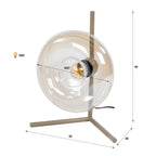 Table lamp Soll beige - 1-light, 40 cm high
