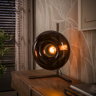 Table lamp Soll sienna brown - 1-light, 40 cm high