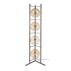 Lampadaire Soll verre ambré - 4 lumières, hauteur 168 cm