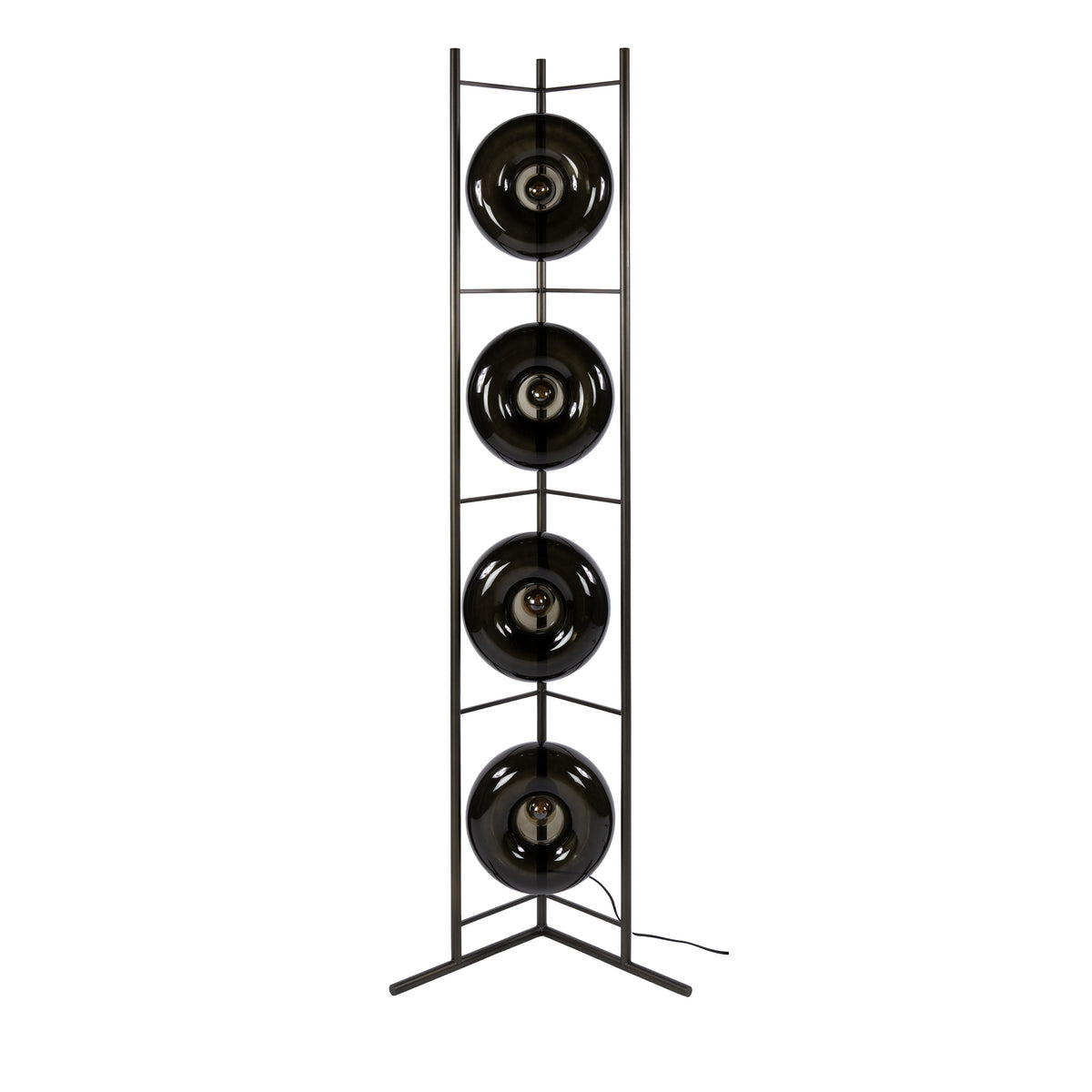 Floor lamp Soll sienna brown - 4-light, 168 cm high