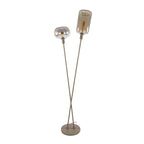 Lampadaire Serene beige - 2 lumières, hauteur 174 cm