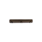 Plafonnier Bar brun sienna - 3 lumières, largeur 75 cm
