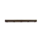 Plafondlamp Bar sienna bruin - 5-lichts, 135 cm breed