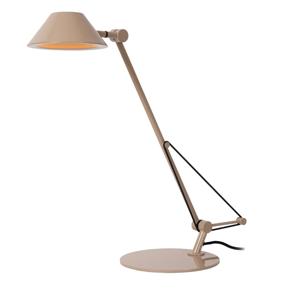 Lucide - TERRY - Bureaulamp - LED - 1x8W 3000K - Taupe - IP20