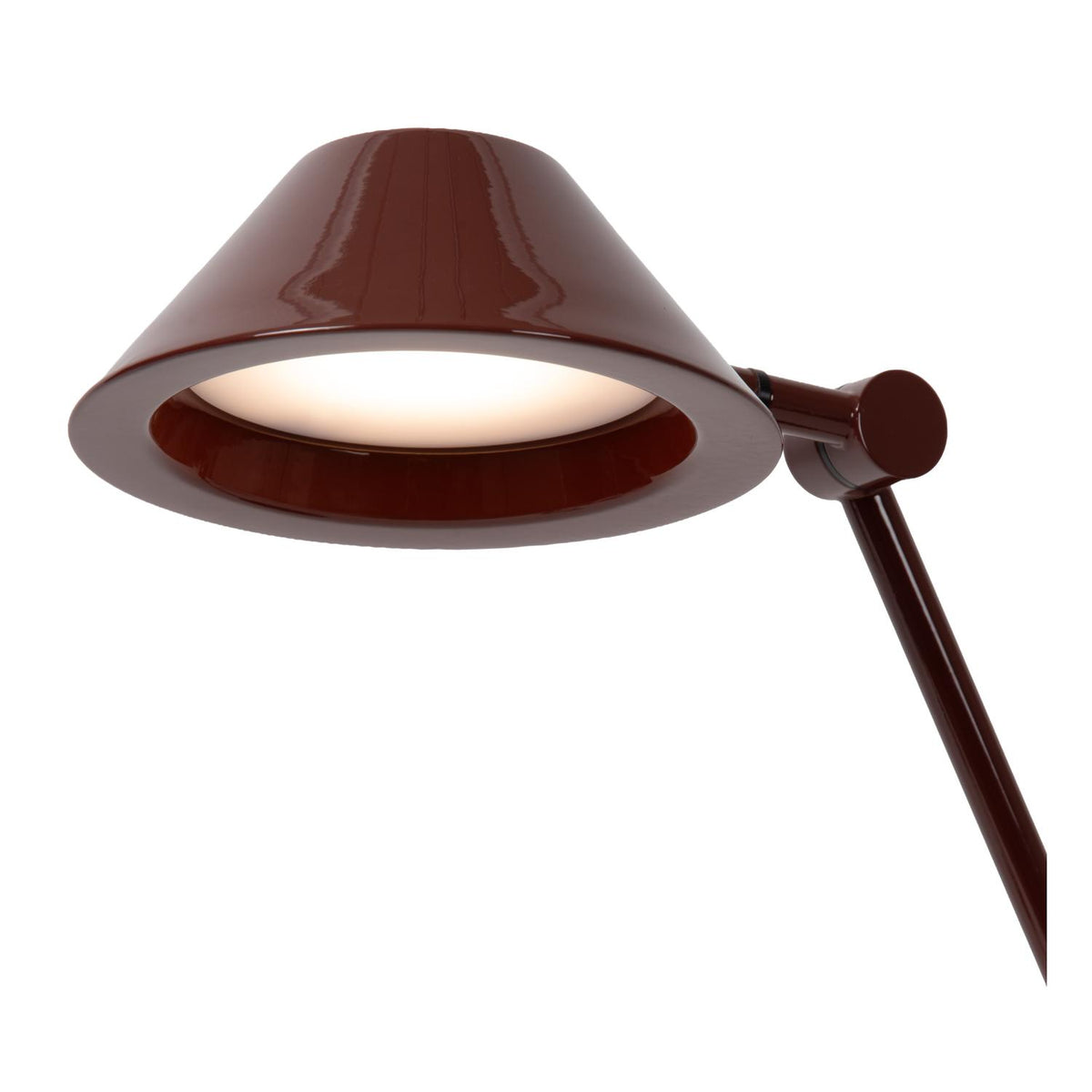 Lucide - TERRY - Bureaulamp - LED - 1x8W 3000K - Bordeaux - IP20