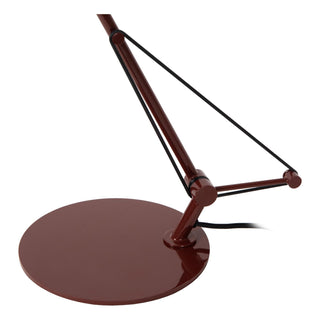 Lucide - TERRY - Lampe de bureau - LED - 1x8W 3000K - Bordeaux - IP20