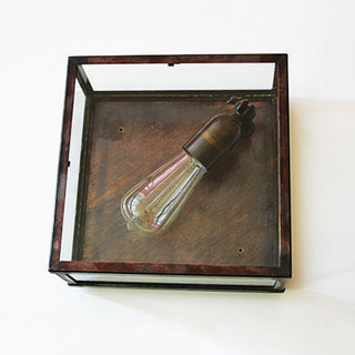 Plafonnier Vitrine Plafonnier Square 1L, chrome