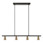 TIANA - Pendant light - 4xGU10 - Champagne colour | Essential