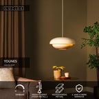YOUNES - Hanglamp - Ø 40 cm - 1xE27 - Beige | Essential