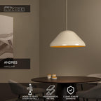 ANDRES - Suspension - Ø 56 cm - 1xE27 - Beige | Vibes